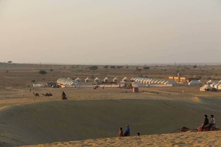 Camp View from Sand dunes 1